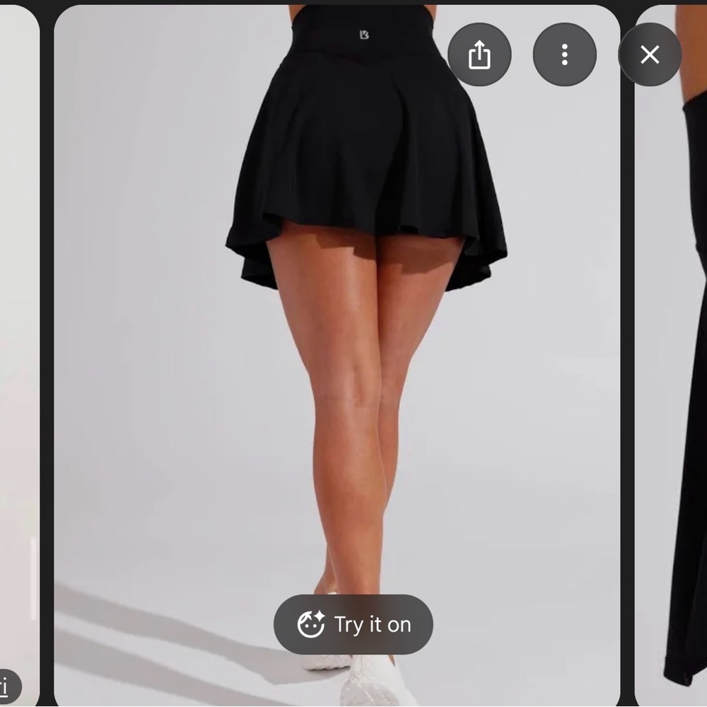 Buffbunny succulent skirt in black